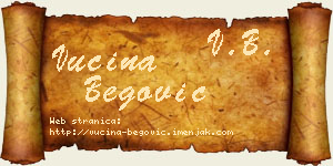 Vucina Begović vizit kartica